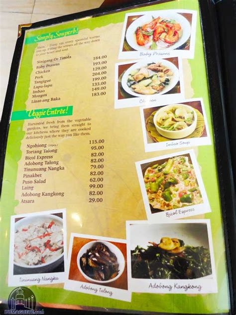 hukad dumaguete menu|Hukad Restaurant – Robinsons Place .